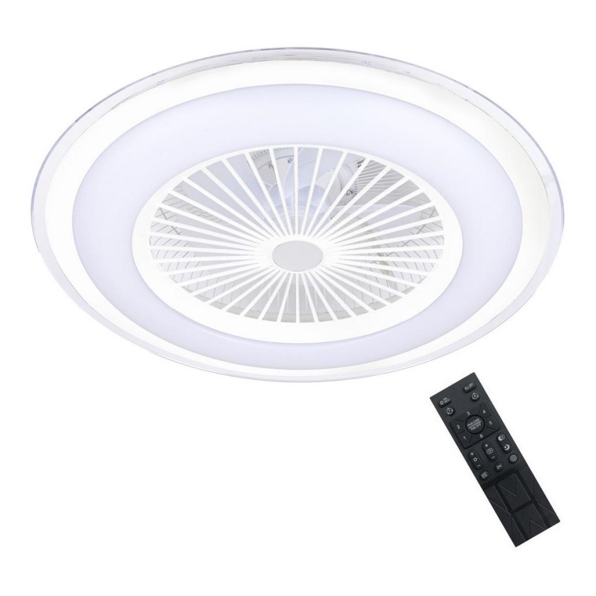 Brilagi - Dimbare LED Lamp met Ventilator RONDA LED/48W/230V 3000-6000K wit + afstandsbediening