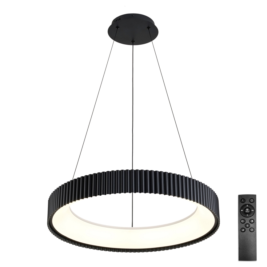 Brilagi - LED-dimbare kroonluchter aan kabel FALCON MODERN LED/54W/230V 3000-6500K Ø 60 cm zwart + afstandsbediening