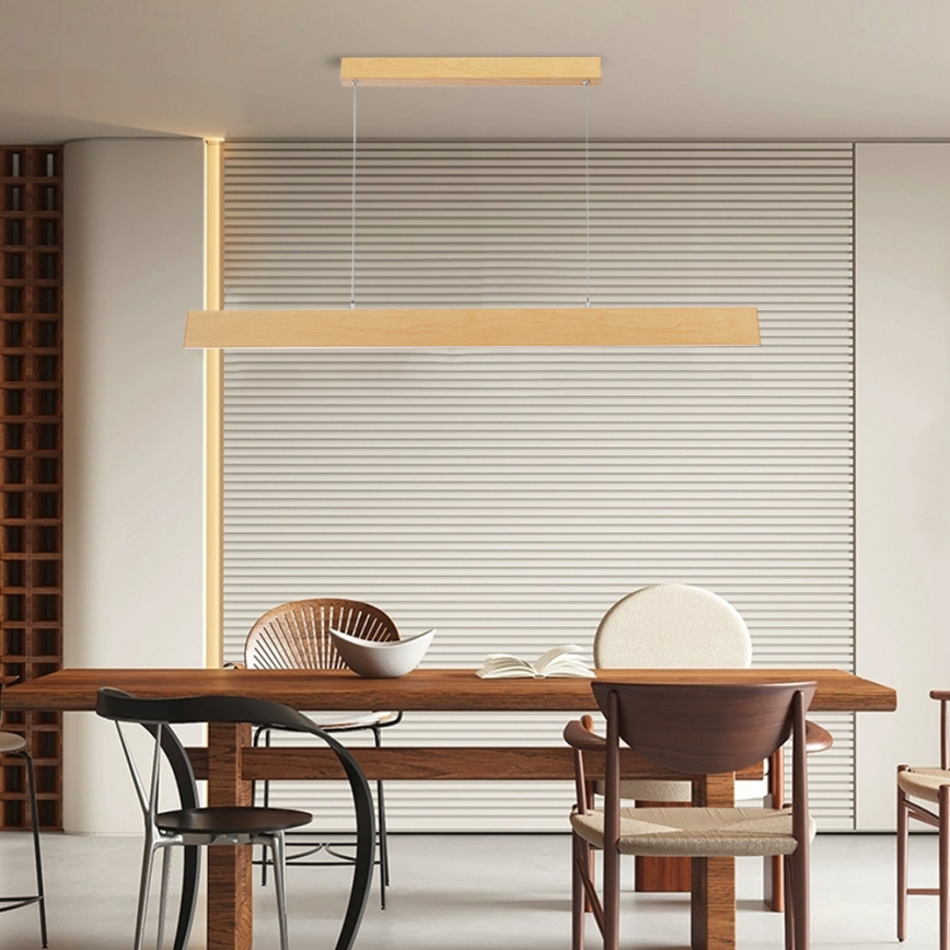 Brilagi - Dimbare LED-hanglamp aan kabel SLIMLINE LED/40W/230V 3000-6000K eikendecor + afstandsbediening