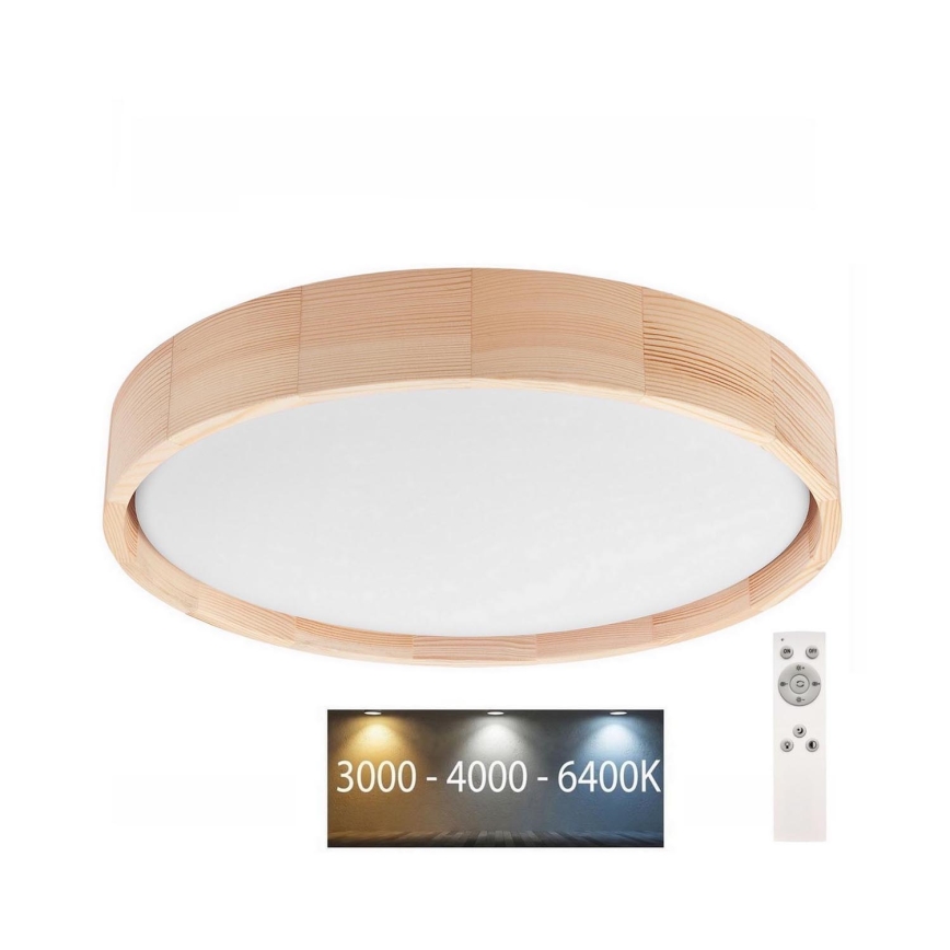 Brilagi - Dimbare LED Plafond Lamp MANAROLA LED/24W/230V + afstandsbediening 3000-6500K