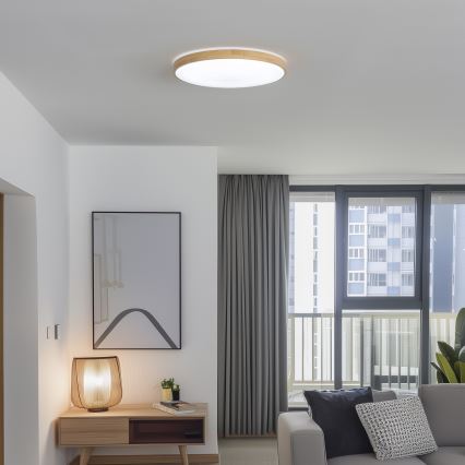 Brilagi - Dimbare LED Plafond Lamp PINE LED/60W/230V + afstandsbediening
