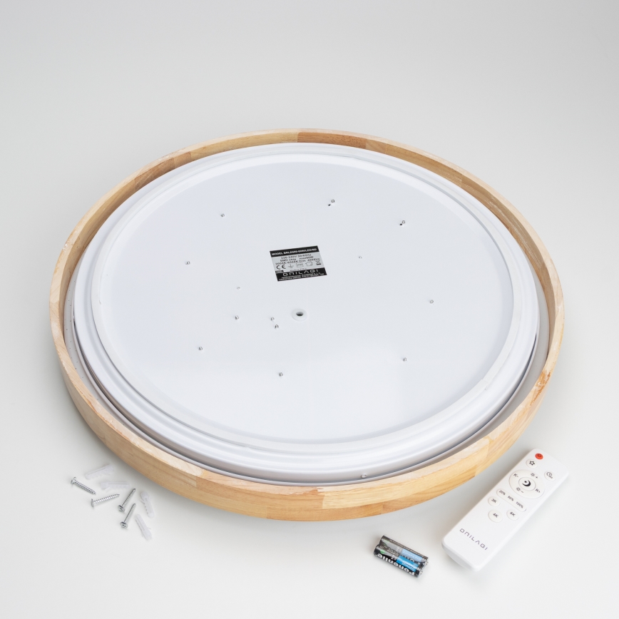 Brilagi - Dimbare LED Plafond Lamp PINE LED/60W/230V + afstandsbediening
