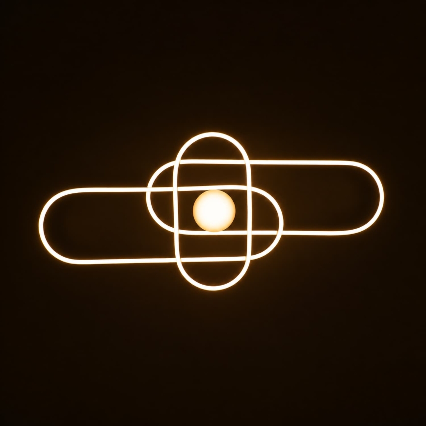 BRILAGI - dimbare LED-plafondlamp APOLLO LED/58W/230V 3000-6500K 43,2x101,2 cm zwart + afstandsbediening