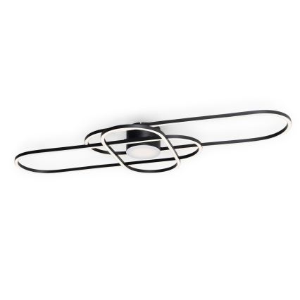 BRILAGI - dimbare LED-plafondlamp APOLLO LED/58W/230V 3000-6500K 43,2x101,2 cm zwart + afstandsbediening