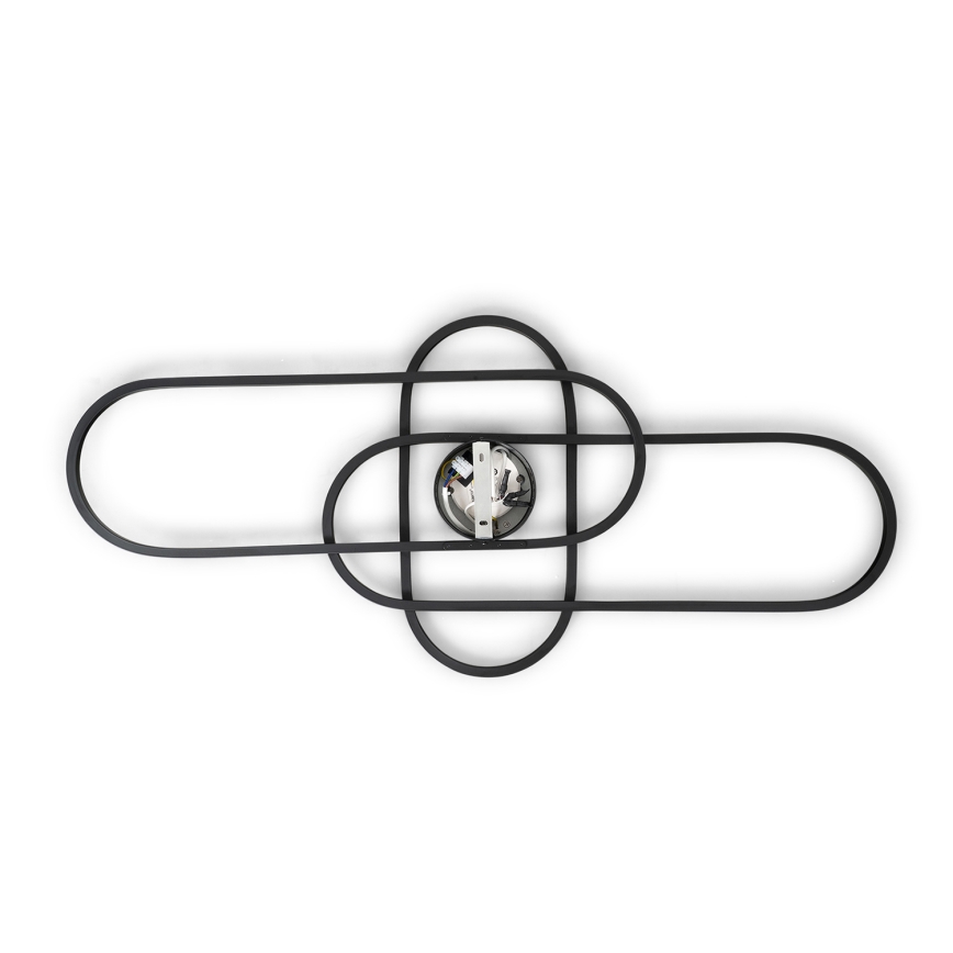 BRILAGI - dimbare LED-plafondlamp APOLLO LED/58W/230V 3000-6500K 43,2x101,2 cm zwart + afstandsbediening