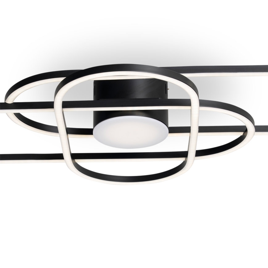 BRILAGI - dimbare LED-plafondlamp APOLLO LED/58W/230V 3000-6500K 43,2x101,2 cm zwart + afstandsbediening