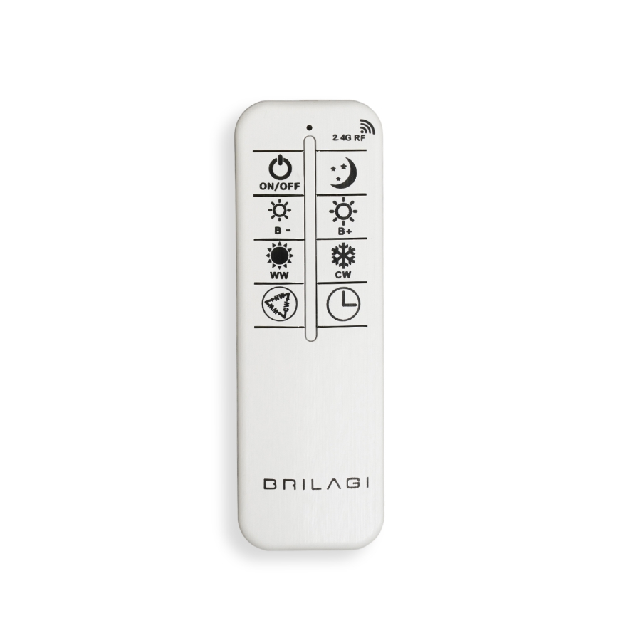 BRILAGI - dimbare LED-plafondlamp APOLLO LED/58W/230V 3000-6500K 43,2x101,2 cm zwart + afstandsbediening