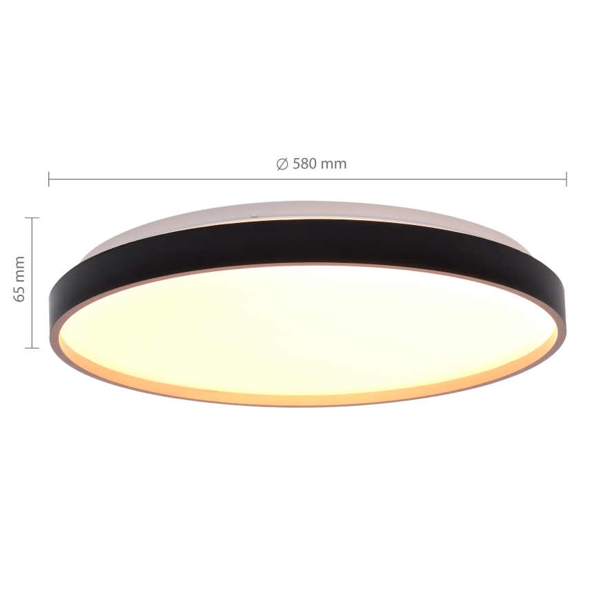 Brilagi - LED dimbare plafondlamp CALA LED/60W/230V 3000-6500K Ø 58 cm + afstandsbediening