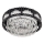 Brilagi - Dimbare LED-plafondlamp CROWN LED/41W/230V 3000-6000K Ø 48 cm zwart + afstandsbediening