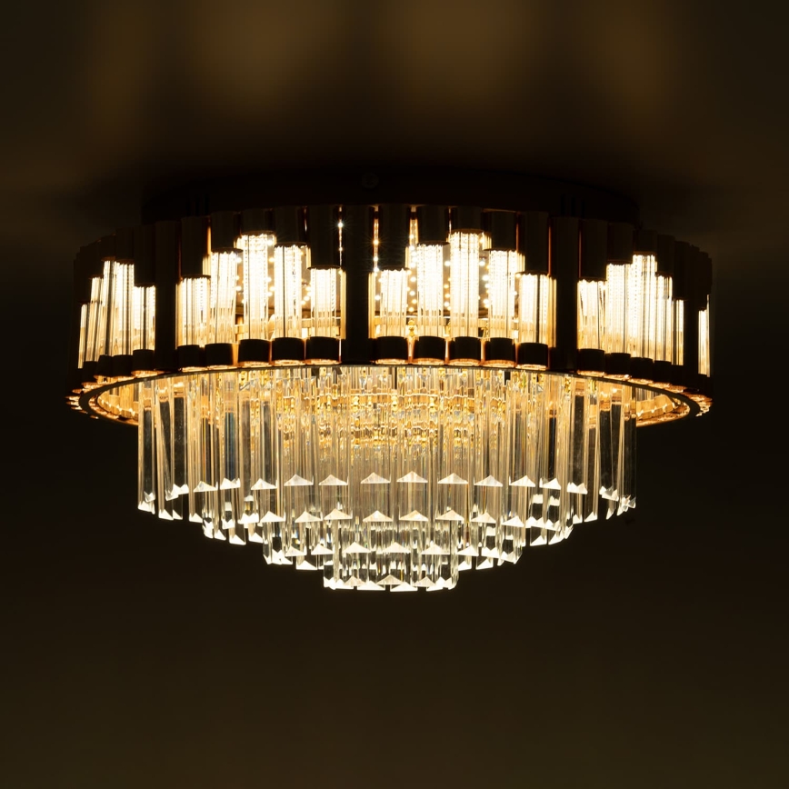 BRILAGI - Dimbare LED plafondlamp CROWN LED/41W/230V 3000-6000K Ø 48 cm goudkleurig + afstandsbediening