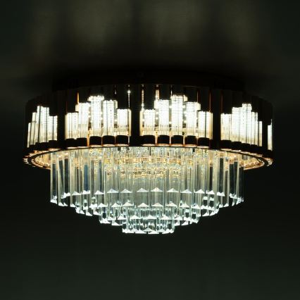 BRILAGI - Dimbare LED plafondlamp CROWN LED/41W/230V 3000-6000K Ø 48 cm goudkleurig + afstandsbediening