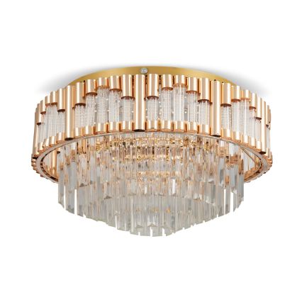 BRILAGI - Dimbare LED plafondlamp CROWN LED/41W/230V 3000-6000K Ø 48 cm goudkleurig + afstandsbediening