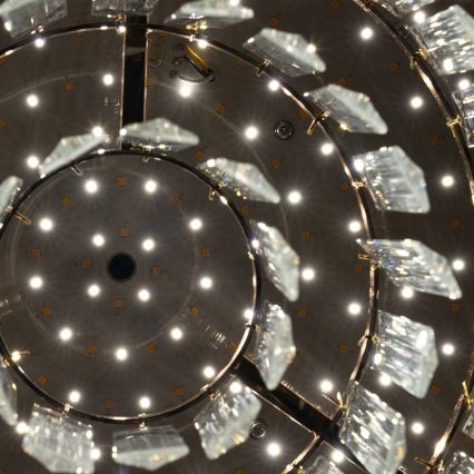 BRILAGI - Dimbare LED plafondlamp CROWN LED/41W/230V 3000-6000K Ø 48 cm goudkleurig + afstandsbediening