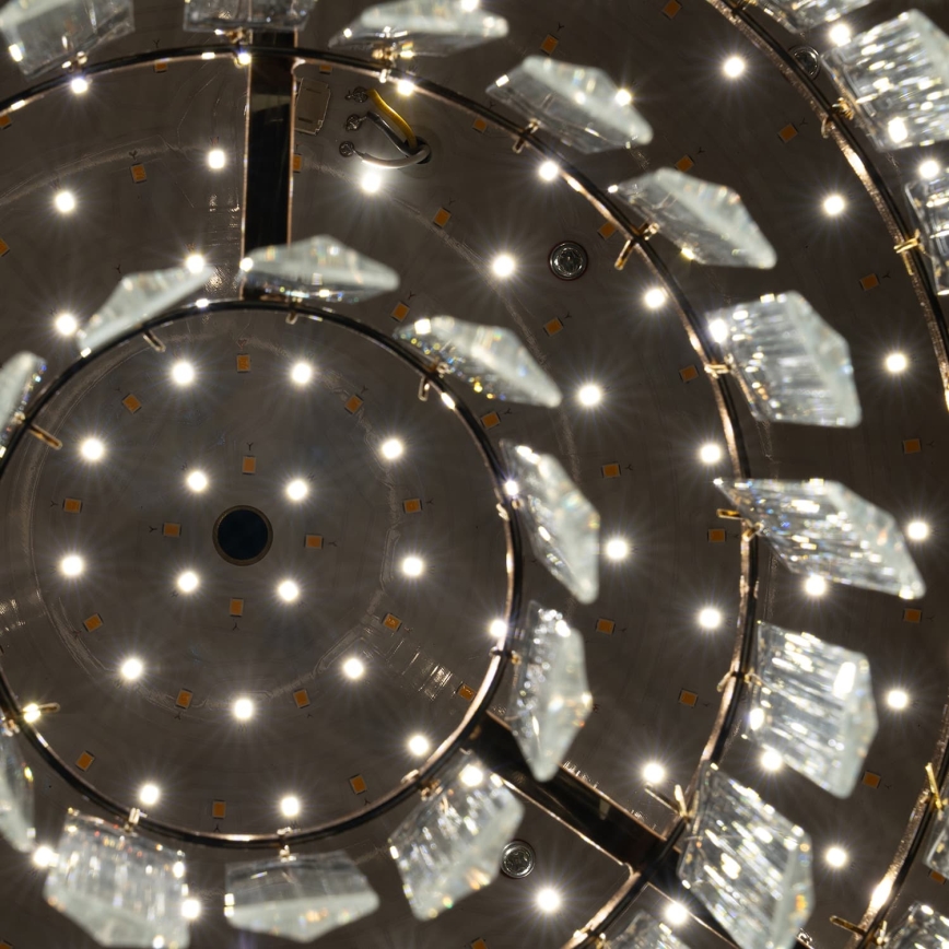 BRILAGI - Dimbare LED plafondlamp CROWN LED/41W/230V 3000-6000K Ø 48 cm goudkleurig + afstandsbediening