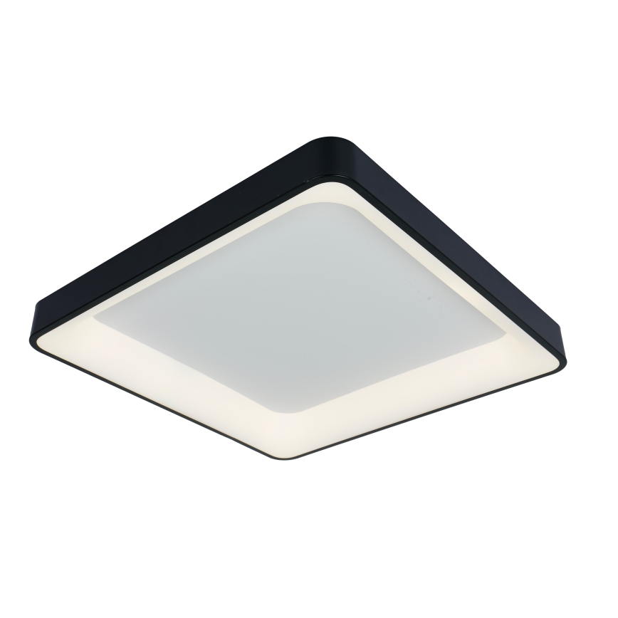 Brilagi - Dimbare LED-plafondlamp FALCON II LED/125W/230V 3000-6500K 60x60 cm zwart + afstandsbediening
