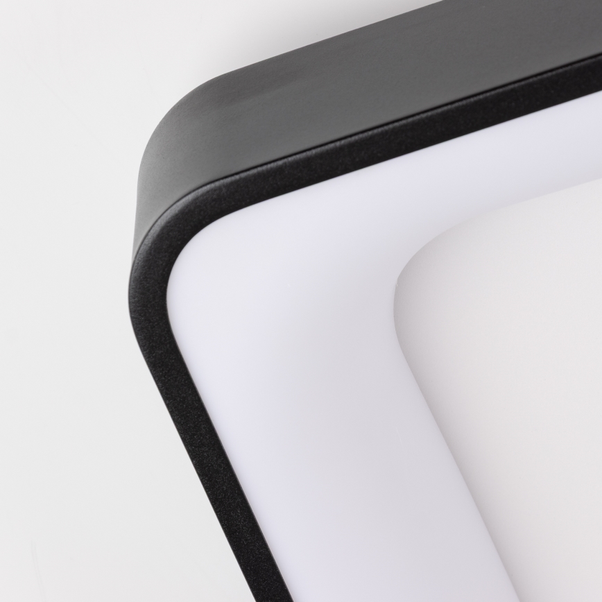 Brilagi - Dimbare LED-plafondlamp FALCON II LED/125W/230V 3000-6500K 60x60 cm zwart + afstandsbediening