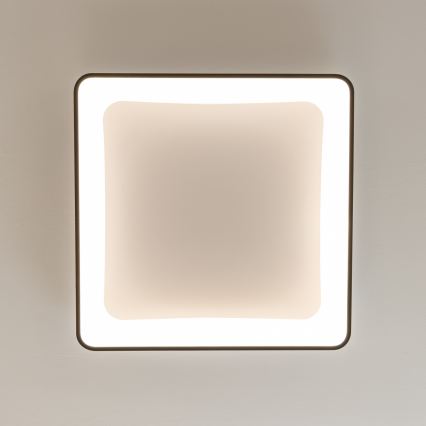 Brilagi - Dimbare LED-plafondlamp FALCON II LED/125W/230V 3000-6500K 60x60 cm zwart + afstandsbediening