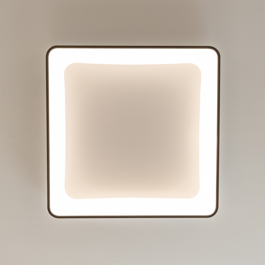 Brilagi - Dimbare LED-plafondlamp FALCON II LED/125W/230V 3000-6500K 60x60 cm zwart + afstandsbediening