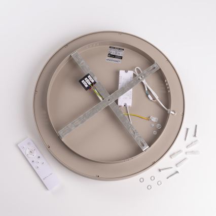 BRILAGI - LED Dimbare plafondlamp FALCON II LED/67W/230V 3000-6500K Ø 40 cm wit/beige + afstandsbediening