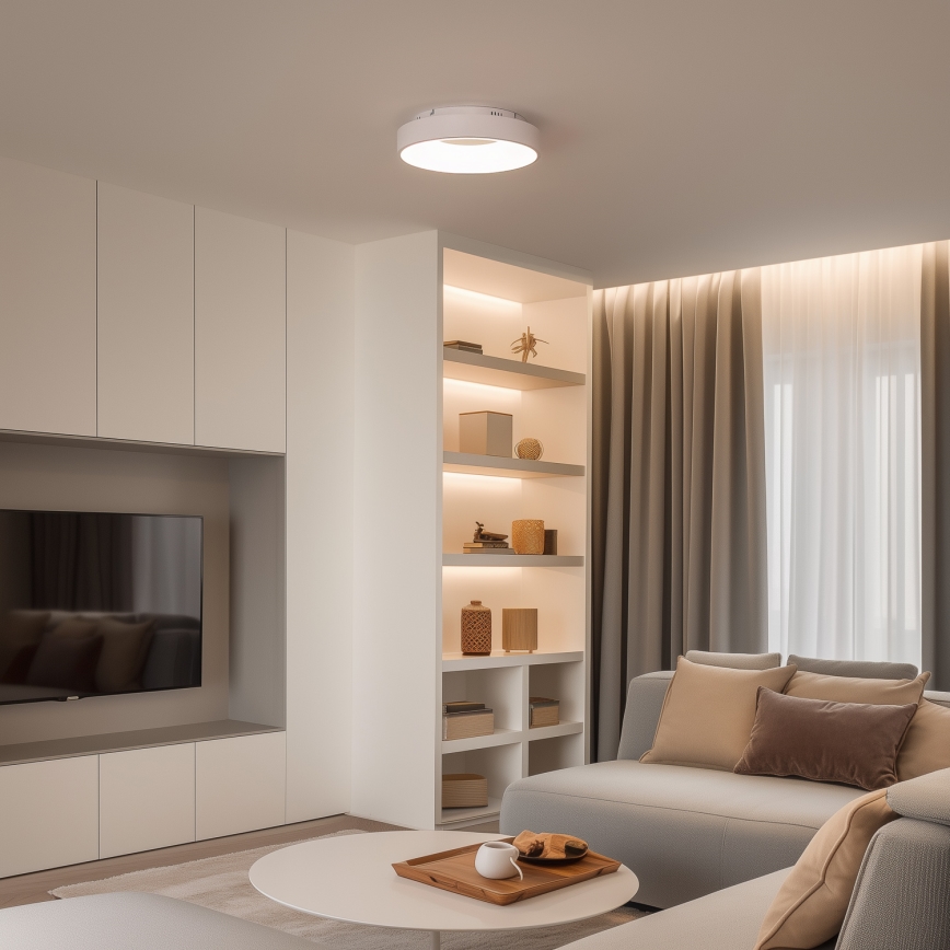 Brilagi - LED-dimbare plafondlamp FALCON II LED/67W/230V 3000-6500K Ø 40 cm wit + afstandsbediening