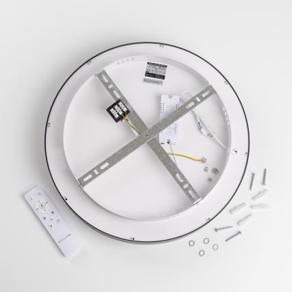 Brilagi - LED-dimbare plafondlamp FALCON II LED/67W/230V 3000-6500K Ø 40 cm zwart + afstandsbediening