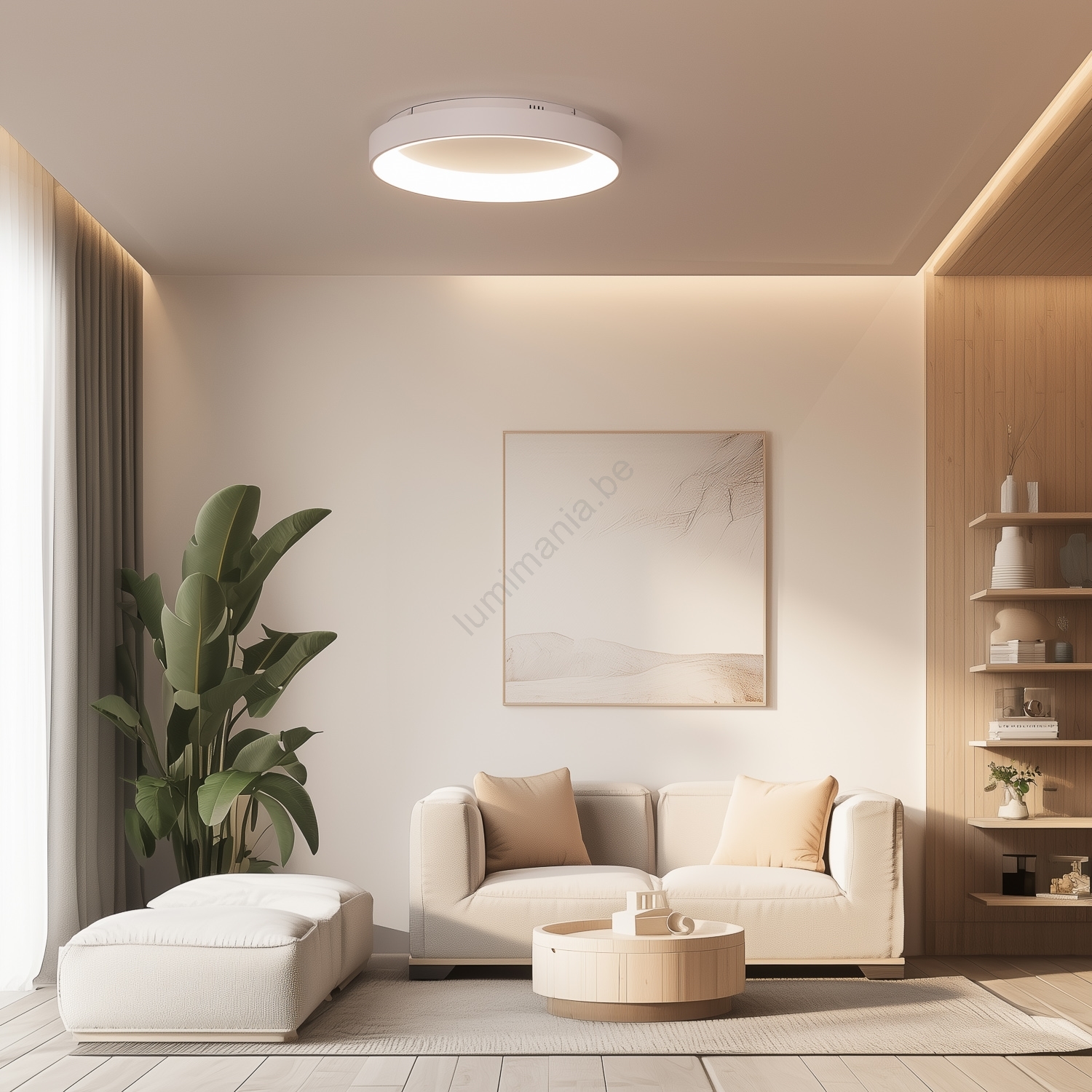 Dimbare LED hanglamp aan een koord LED/40W/230V 3000-6500K goud afstandsbediening