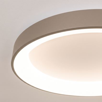 BRILAGI - LED Dimbare plafondlamp FALCON II LED/99W/230V 3000-6500K Ø 60 cm wit/beige + afstandsbediening