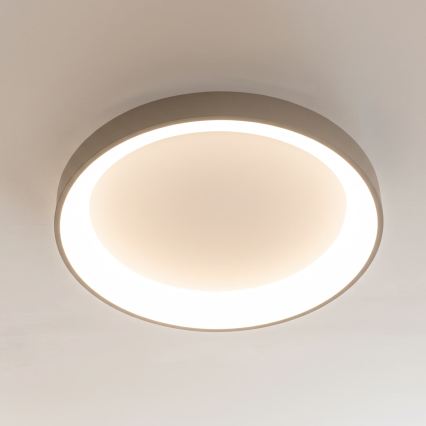 BRILAGI - LED Dimbare plafondlamp FALCON II LED/99W/230V 3000-6500K Ø 60 cm wit/beige + afstandsbediening