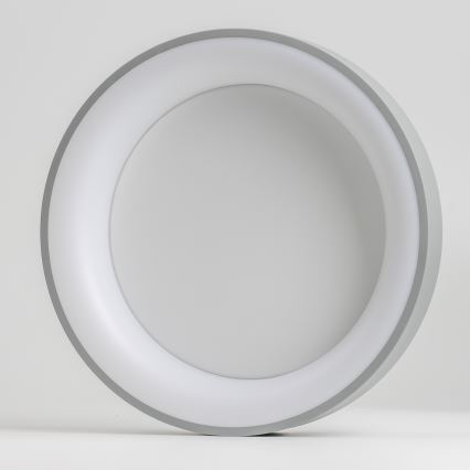 Brilagi - Dimbare LED-plafondlamp FALCON LED/80W/230V 3000-6500K Ø 60 cm grijs + afstandsbediening