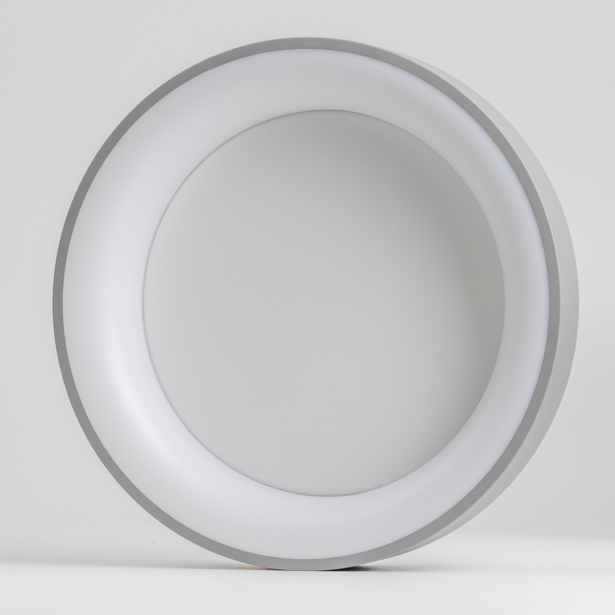 Brilagi - Dimbare LED-plafondlamp FALCON LED/80W/230V 3000-6500K Ø 60 cm grijs + afstandsbediening