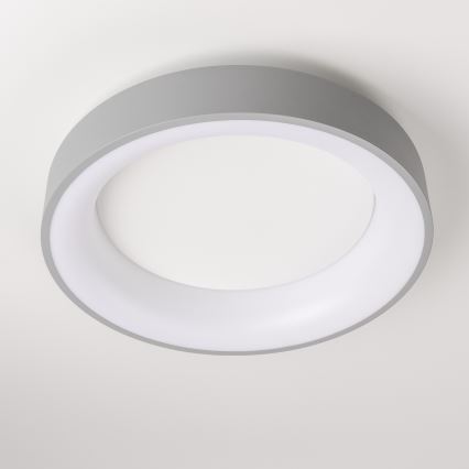 Brilagi - Dimbare LED-plafondlamp FALCON LED/80W/230V 3000-6500K Ø 60 cm grijs + afstandsbediening