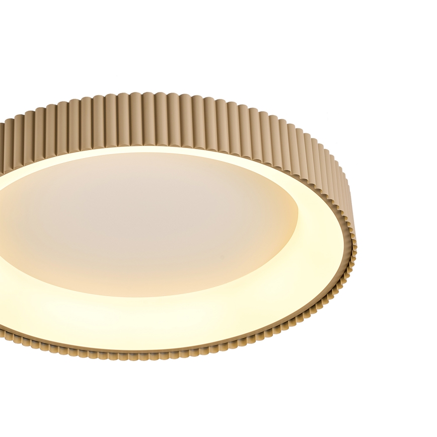 Brilagi - LED dimbare plafondlamp FALCON MODERN LED/30W/230V 3000-6500K Ø 40 cm beige + afstandsbediening