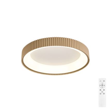 Brilagi - LED dimbare plafondlamp FALCON MODERN LED/30W/230V 3000-6500K Ø 40 cm beige + afstandsbediening