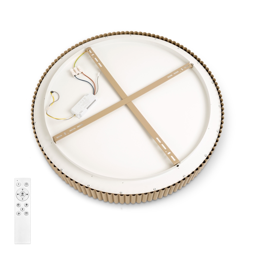 Brilagi - LED-dimbare plafondlamp FALCON MODERN LED/54W/230V 3000-6500K 60 cm beige + afstandsbediening