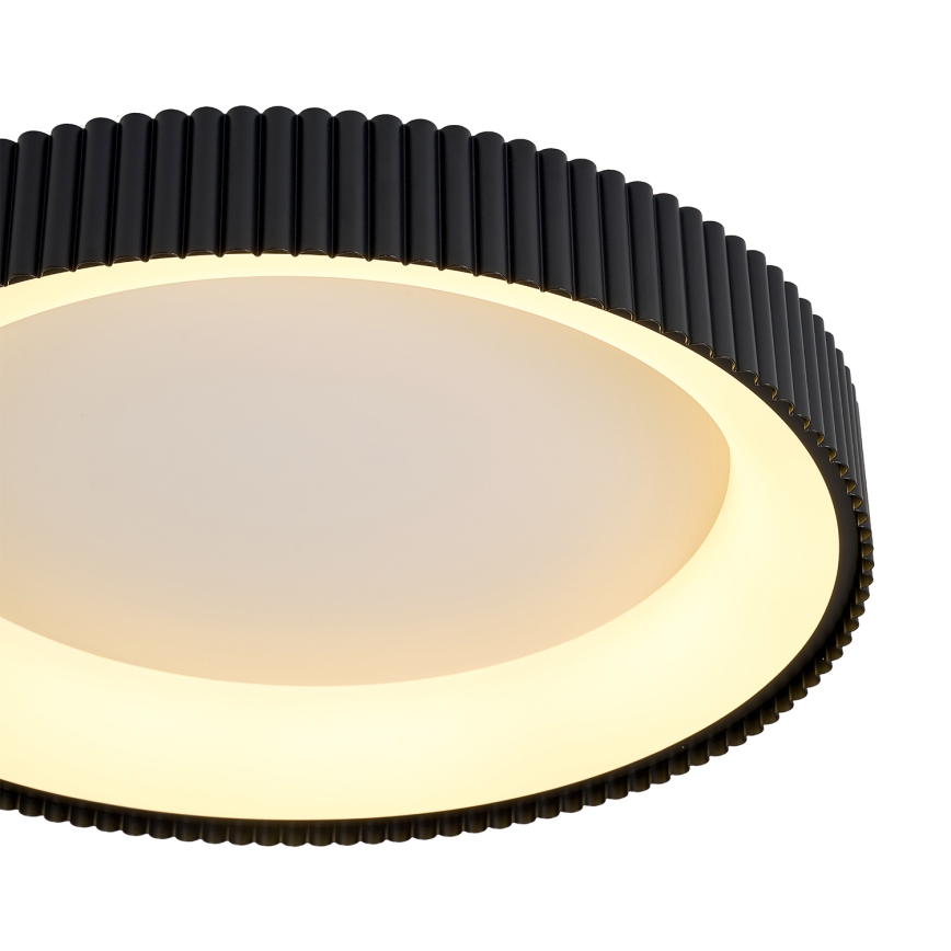 Brilagi - Dimbare LED-plafondlamp FALCON MODERN LED/54W/230V 3000-6500K Ø 60 cm zwart + afstandsbediening