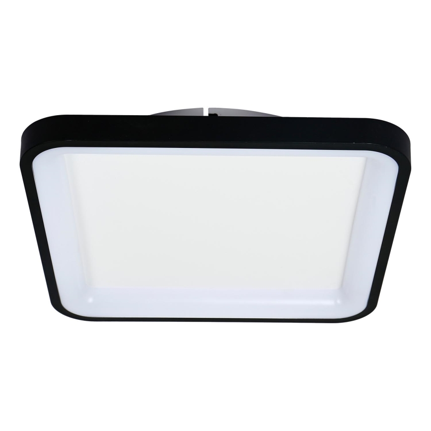 Brilagi - Dimbare LED-plafondlamp FALCON SLIM LED/50W/230V 3000-6500K 50x50 cm zwart + afstandsbediening