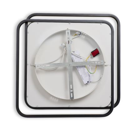 BRILAGI - LED dimbare plafondlamp FLARE LED/102W/230V 3000-6000K 50x50 cm zwart + afstandsbediening