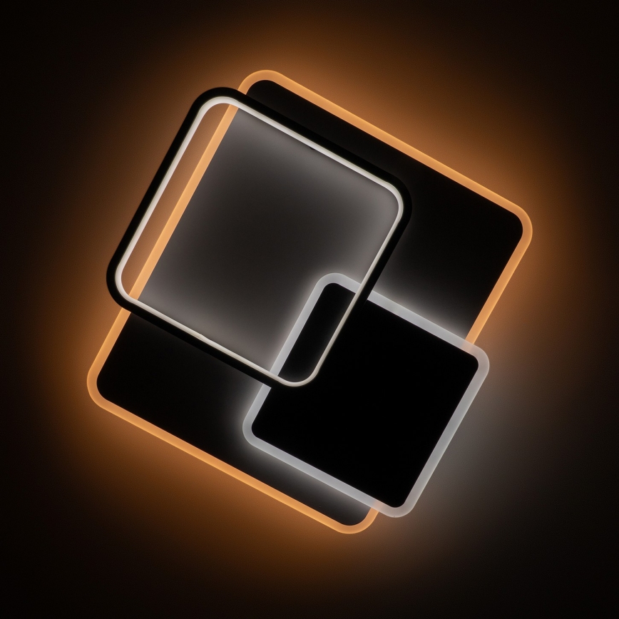 Brilagi - Dimbare LED-plafondlamp FLARE LED/64W/230V 45x45 cm 3000/4000/6000K + afstandsbediening