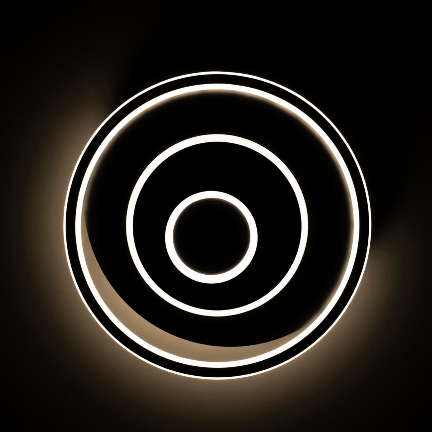 BRILAGI - Dimbare LED-plafondlamp IRIS LED/83W/230V 3000-6000K 46x50 cm zwart + afstandsbediening