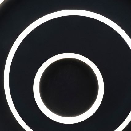 BRILAGI - Dimbare LED-plafondlamp IRIS LED/83W/230V 3000-6000K 46x50 cm zwart + afstandsbediening