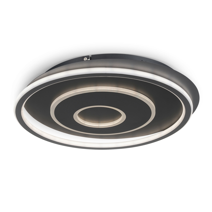 BRILAGI - Dimbare LED-plafondlamp IRIS LED/83W/230V 3000-6000K 46x50 cm zwart + afstandsbediening