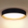 Brilagi - Dimbare LED plafondlamp LARIOS LED/48W/230V 3000-6500K ø 39 cm zwart + afstandsbediening