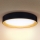 Brilagi - Dimbare LED plafondlamp LARIOS LED/60W/230V 3000-6500K ø 49 cm zwart + afstandsbediening