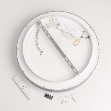 Brilagi - LED dimbare plafondlamp FALCON LED/40W/230V 3000-6500K Ø45 cm grijs + afstandsbediening