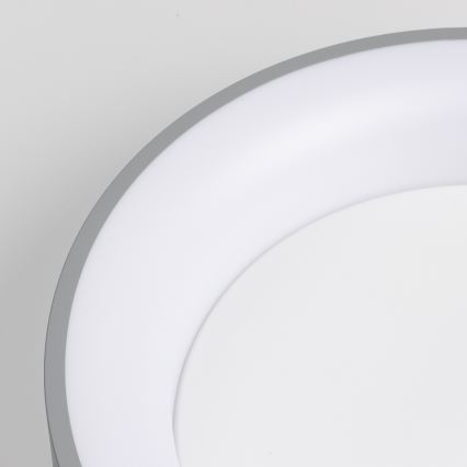 Brilagi - LED dimbare plafondlamp FALCON LED/40W/230V 3000-6500K Ø45 cm grijs + afstandsbediening