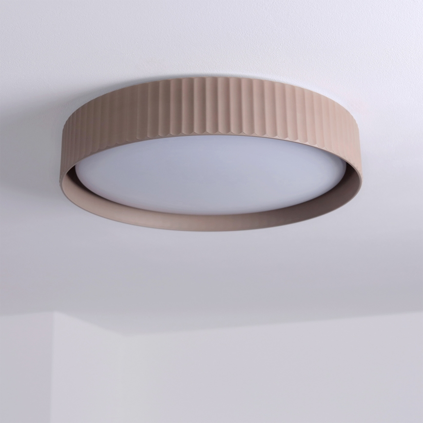 Brilagi - Dimbare LED-plafondlamp LUCIA LED/48W/230V 3000-6500K Ø 41 cm taupe + afstandsbediening