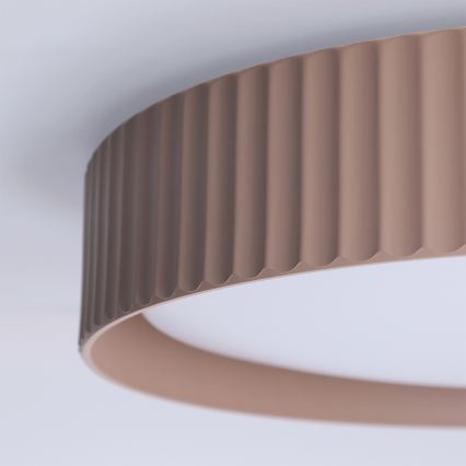 Brilagi - Dimbare LED-plafondlamp LUCIA LED/48W/230V 3000-6500K Ø 41 cm taupe + afstandsbediening
