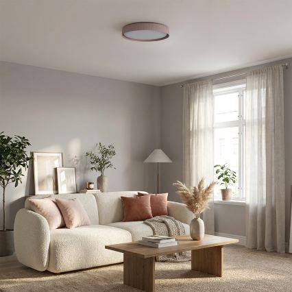 Brilagi - Dimbare LED-plafondlamp LUCIA LED/60W/230V 3000-6500K Ø 59 cm bruin + afstandsbediening