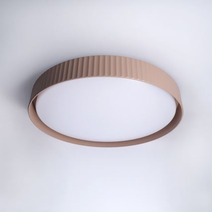 Brilagi - Dimbare LED-plafondlamp LUCIA LED/60W/230V 3000-6500K Ø 59 cm bruin + afstandsbediening