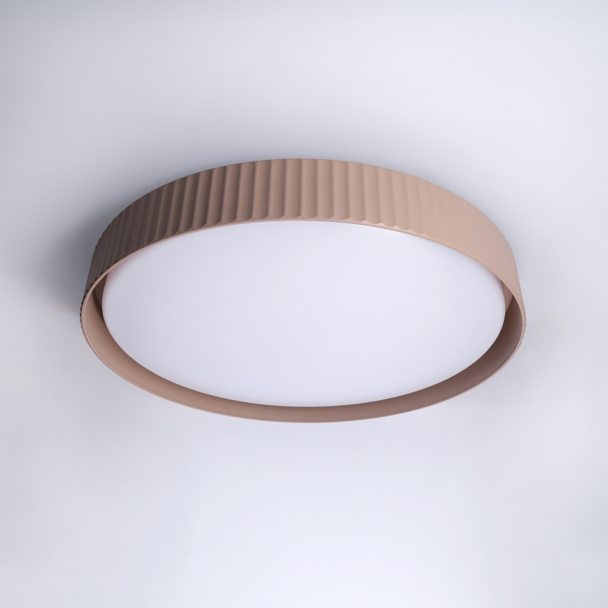 Brilagi - Dimbare LED-plafondlamp LUCIA LED/60W/230V 3000-6500K Ø 59 cm bruin + afstandsbediening